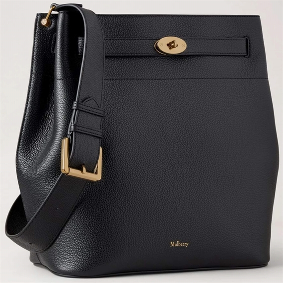 Mulberry Large Islington Bucket Black 
